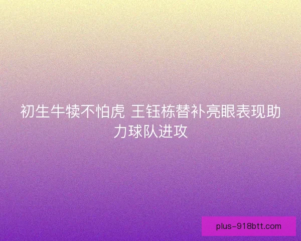 初生牛犊不怕虎 王钰栋替补亮眼表现助力球队进攻